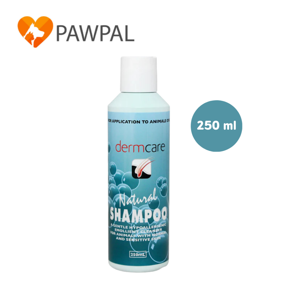 Dermcare Natural Shampoo Exp.2028 แชมพู สูตรอ่อนโยน ผิวบอบบาง ผิวแพ้ง่าย สําหรับสุนัข แมว
