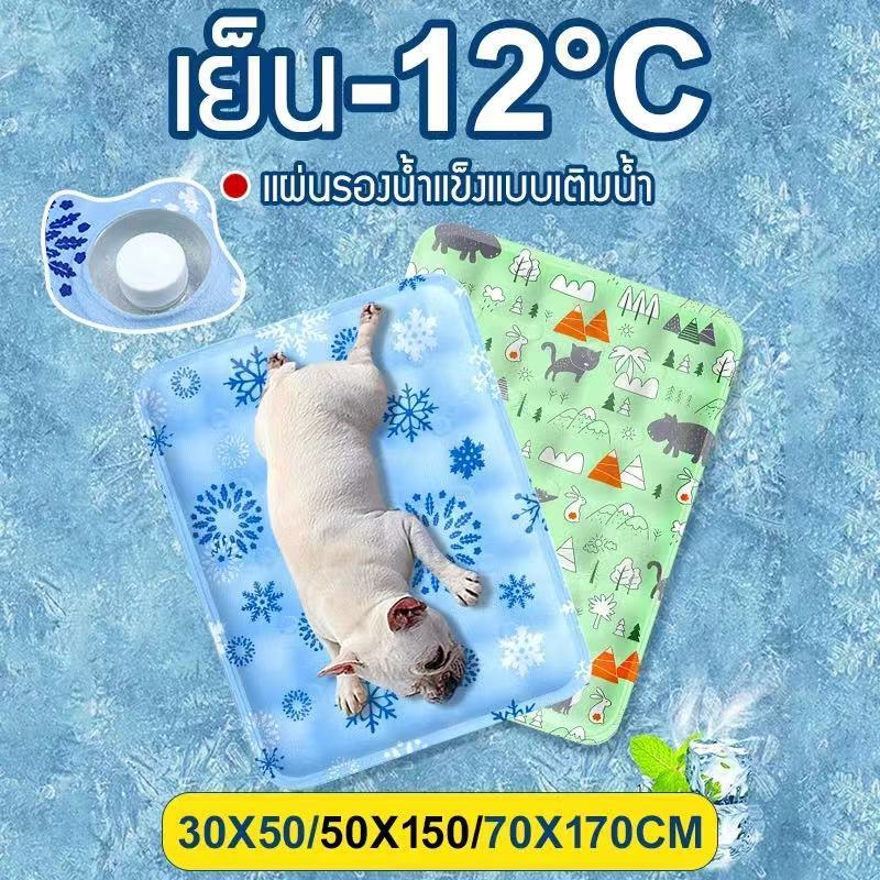 แผ่นเจลเย็นสัตว์เลี้ยง เบาะคลายร้อนระบายความร้อน สําหรับแมวและสุนัข เหมาะใช้ในฤดูร้อน