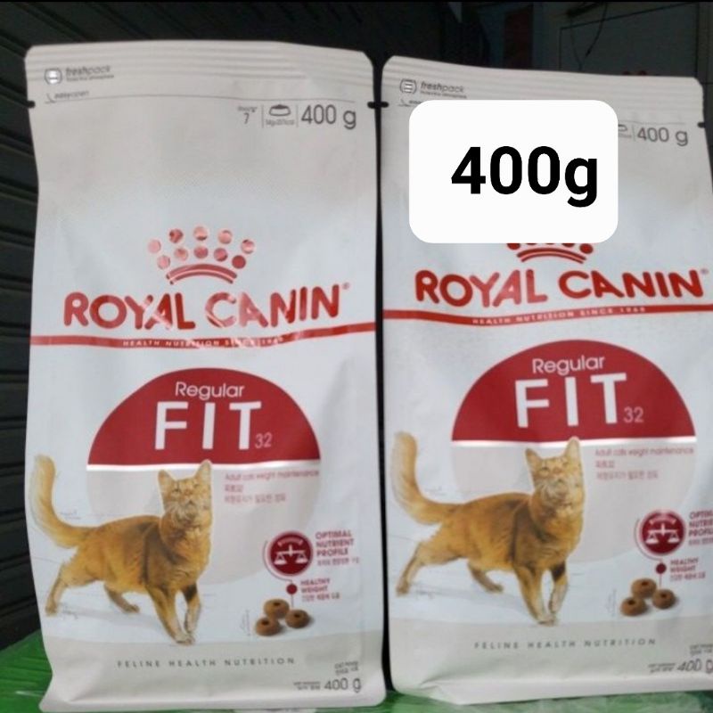 FIT ROYAL CANIN อาหารแมวโต FIT 400กรัม 1ถุง สินค้ารอบใหม่