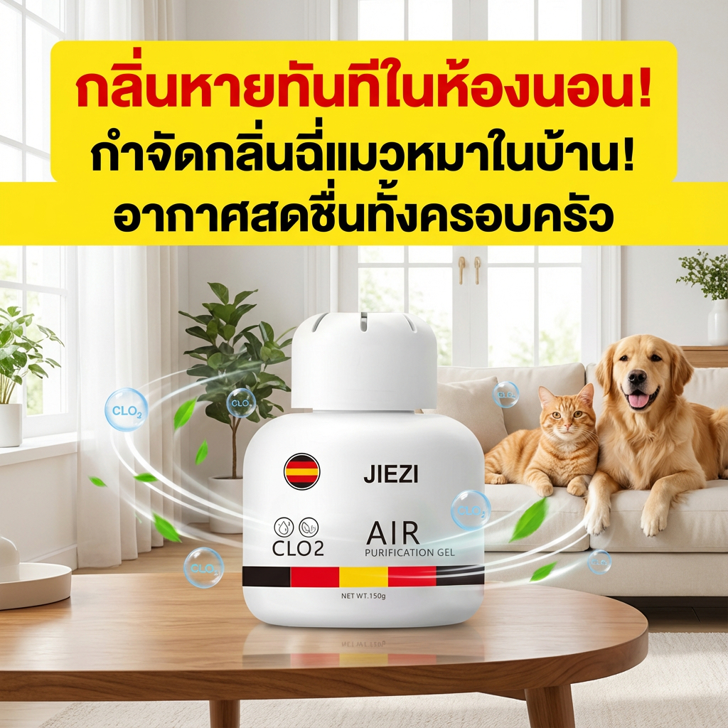 ดับกลิ่นใน 3 วิ! กําจัดกลิ่นฉี่แมว กําจัดกลิ่นสัตว์เลี้ยง กําจัดทรายแมว สุนัข ดับเร็วทันใจ ไม่ฉุน
