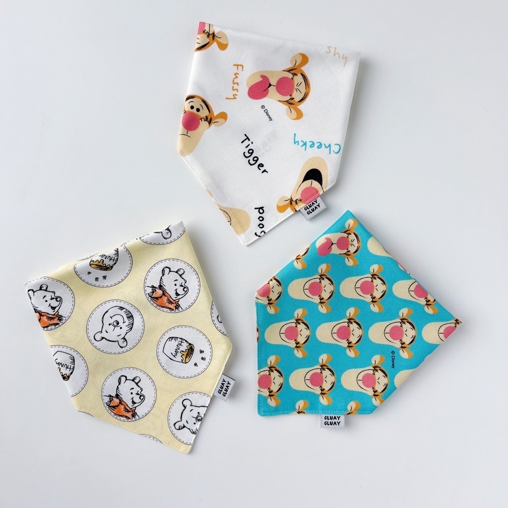 ผ้าพันคอหมาแมว ผ้าพันคอสัตว์เลี้ยง - Tigger & Pooh