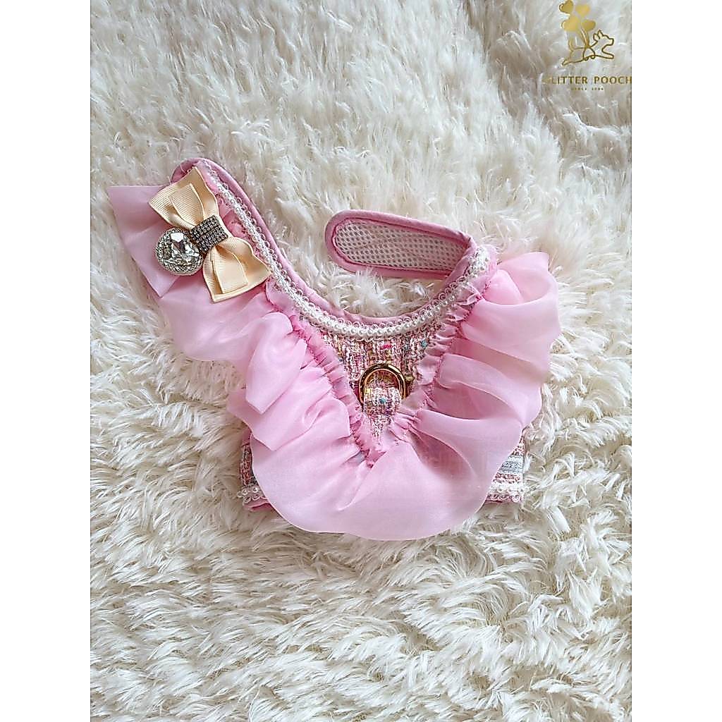 GP0300-Glitter Pooch Harness ชุดรัดอก สายจูง เสื้อผ้า สุนัข, หมา, แมว, สัตว์เลี้ยง พร้อม สายจูง รุ่น _Product_Name_
