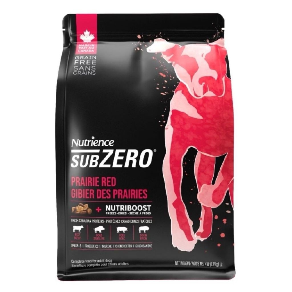 Nutrience cat Subzeroแถมฟรีเทสเตอร์ อาหารเม็ดแมว/สุนัขสูตร Grain free 1.8 kg