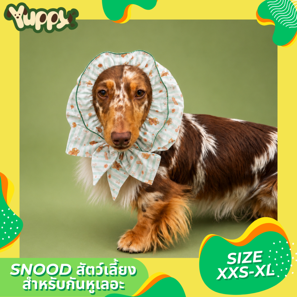 YUPPY! Snood For Dog and Cat ผ้าคลุมหูสัตว์เลี้ยง หมวกสัตว์เลี้ยง เสื้อผ้าสัตว์เลี้ยง สําหรับสุนัขและแมว