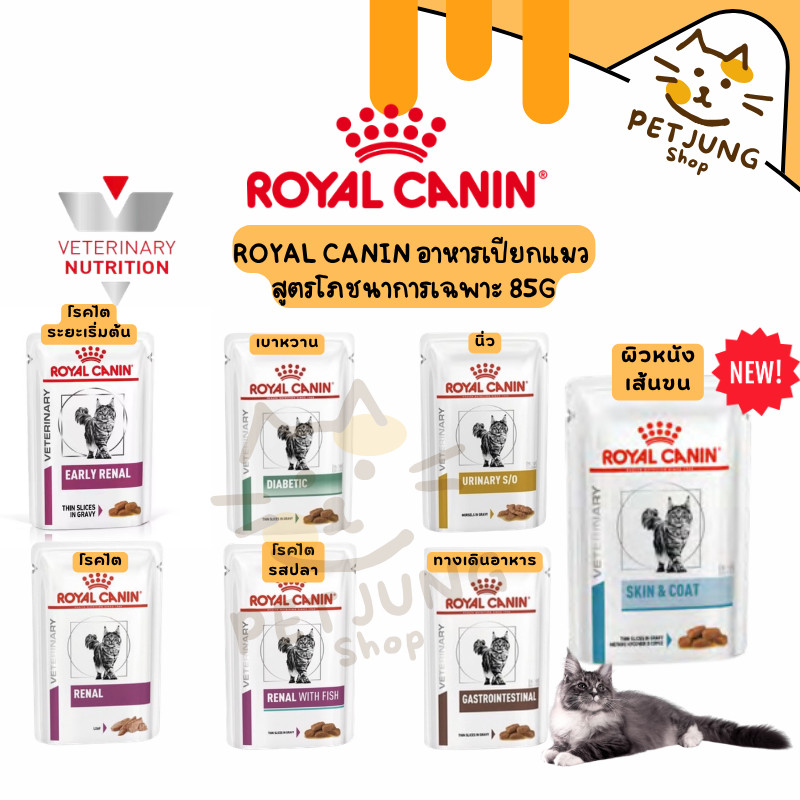 Royal canin อาหารเปียกแมว ประกอบการรักษา สูตรทางการแพทย์ขนาด 85g
