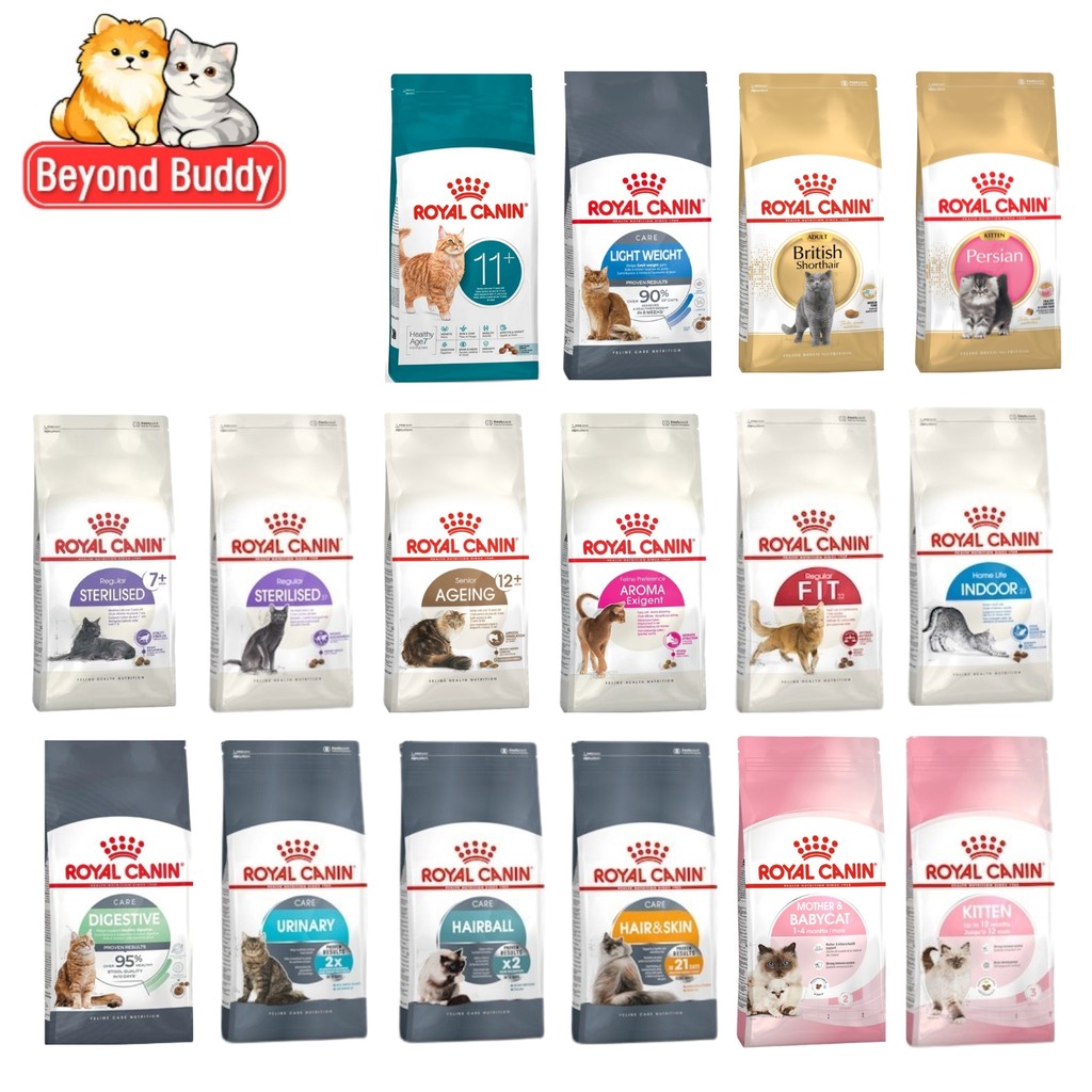Royal Canin โรยัล คานิน เม็ดแมว สูตรเฉพาะสําหรับแมวหลากหลายช่วงวัย เม็ดมาตรฐาน ขนาดถุง 3–4 กิโลกรัม