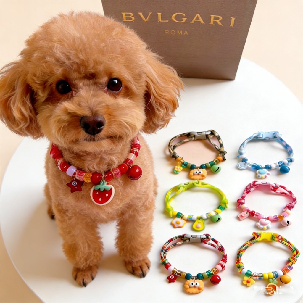 ปลอกคอสัตว์เลี้ยงการ์ตูนน่ารักพร้อมกระดิ่ง | สร้อยคอสีสันสดใสแบบปรับได้สําหรับลูกสุนัขและลูกแมว | อุปกรณ์เสริมสําหรับสัตว์เลี้ยงอินเทรนด์