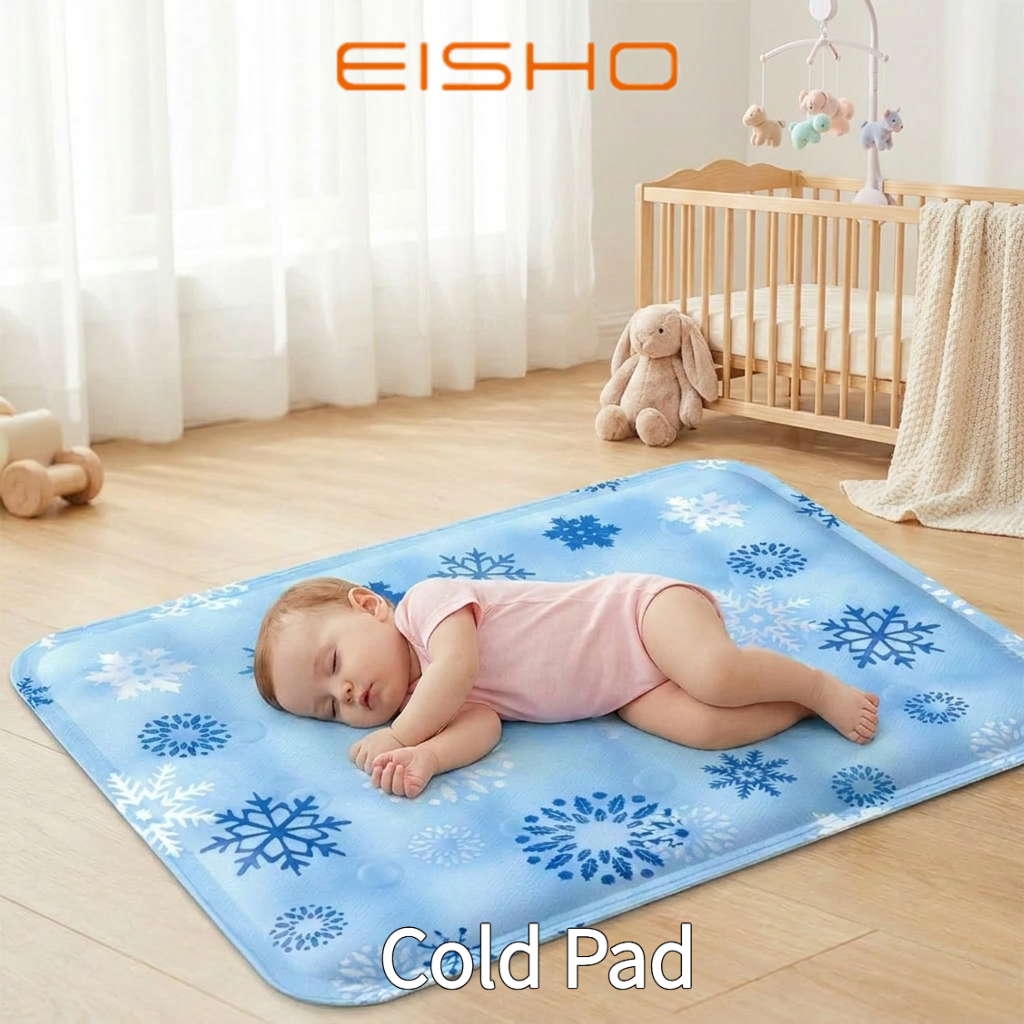 EISHO จัดส่งจากท้องถิ่น เบาะรองเย็นลดอุณหภูมิ สําหรับเด็กพักกลางวัน นักเรียน เก้าอี้ออฟฟิศ เบาะรถยนต์ เบาะน้ําเย็นฤดูร้อน