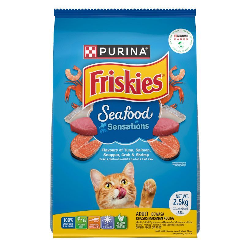 ฟริสกี้ส์ซีฟู๊ดเซ็นเซชั่น 2.5กก. FRISKIES Seafood Sensation 2.5kg