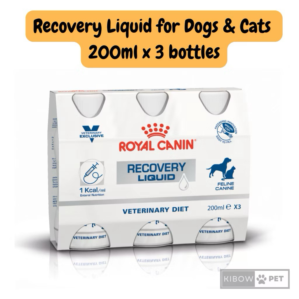 Royal Canin Recovery Liquid for Dogs and Cats (200ml x 3 bottles)