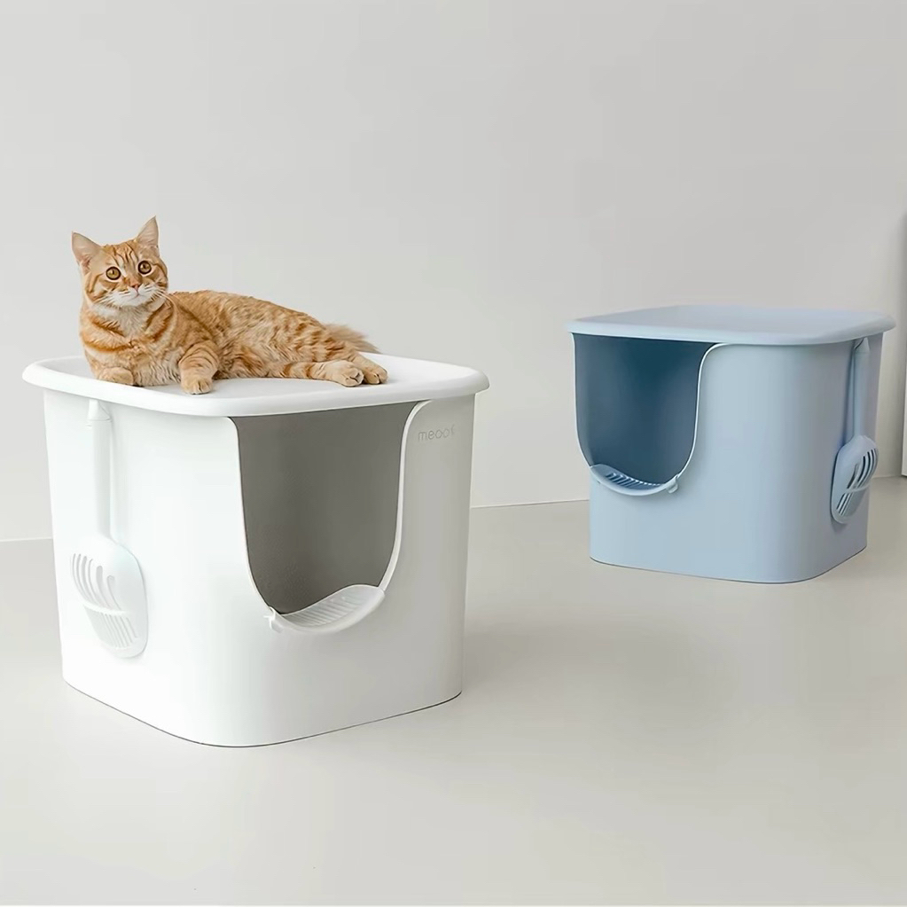 Meoof Big house Cat Litter Box กระบะทรายแมว ขนาดใหญ่ 90L
