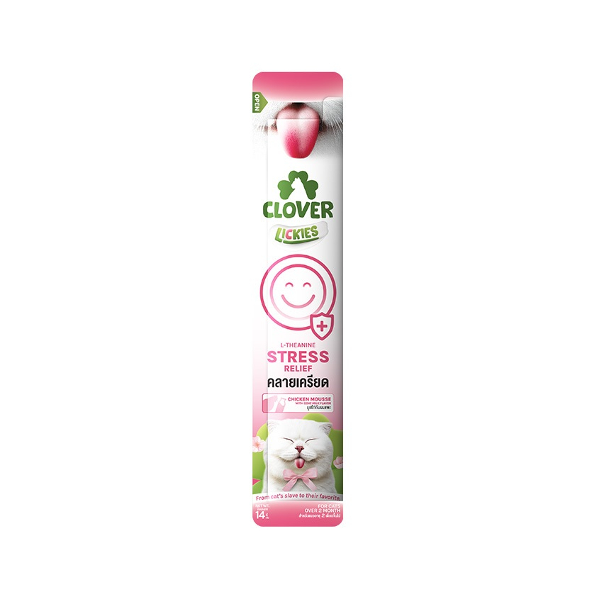 Clover Lickies แมวเลีย 3 สูตร (12 ชิ้น)
