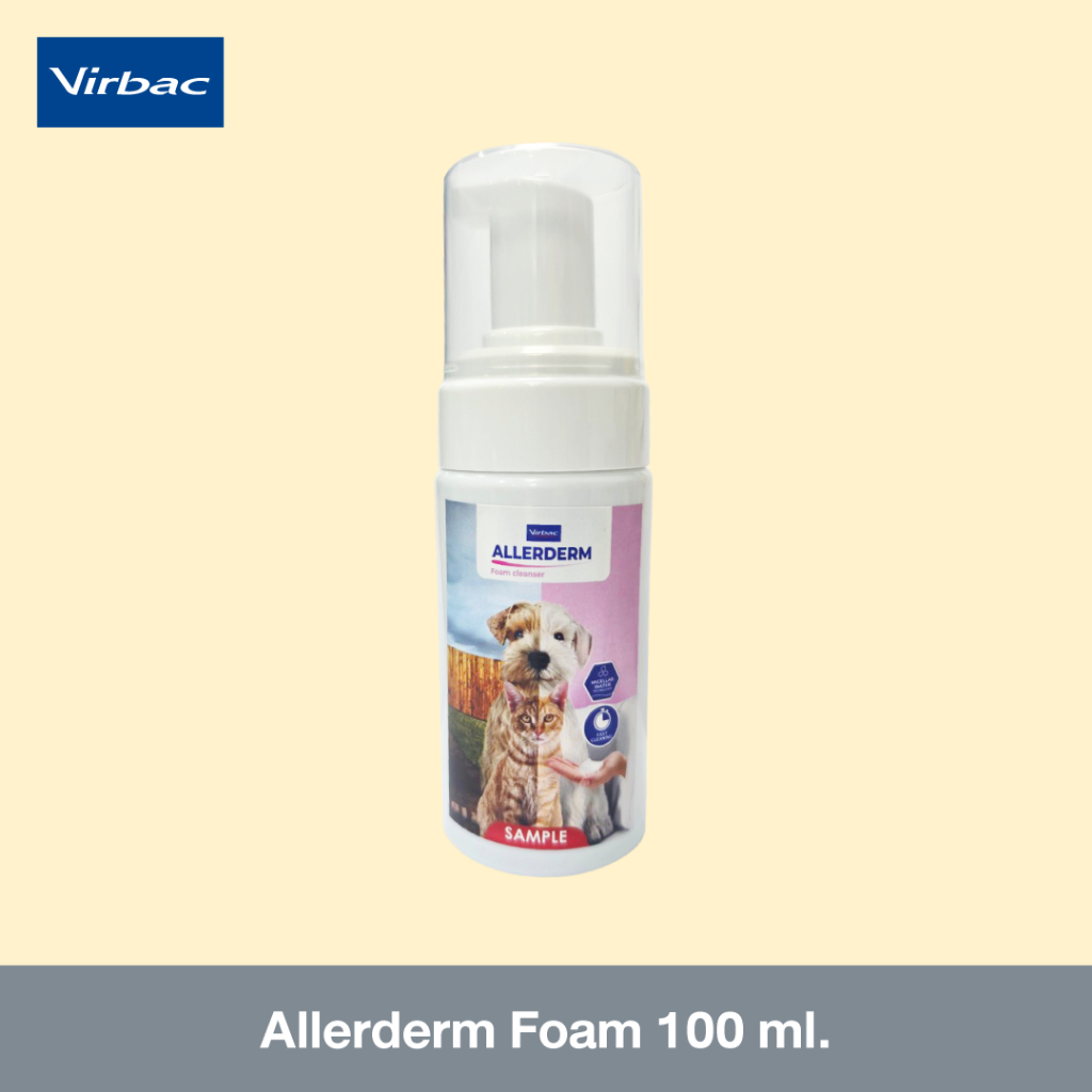 สินค้าสมนาคุณ ห้ามจําหน่าย] Premium Gift - Virbac Allerderm Foam ขนาด 100 ml