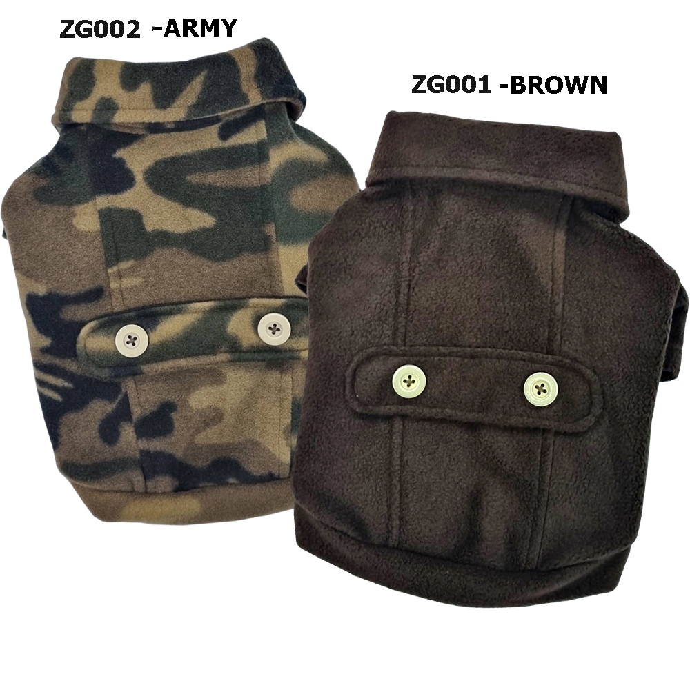 DOGWEAR เสื้อโปโล เสื้อสําหรับสุนัข แมว หรือ สัตว์เลี้ยง ผลิตจากผ้า Fleece ให้ความอบอุ่นได้ดี รุ่น ZG001 ,ZG002