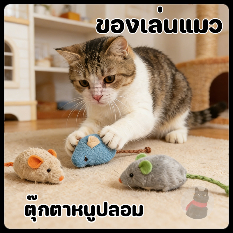 ของเล่นแมว ตุ๊กตาหนู ของเล่นแมว ของเล่นหมา ของเล่นสัตว์เลี้ยง ของเล่นสัตว์เลี้ยง หนูปลอม ของเล่นสําหรับแมว