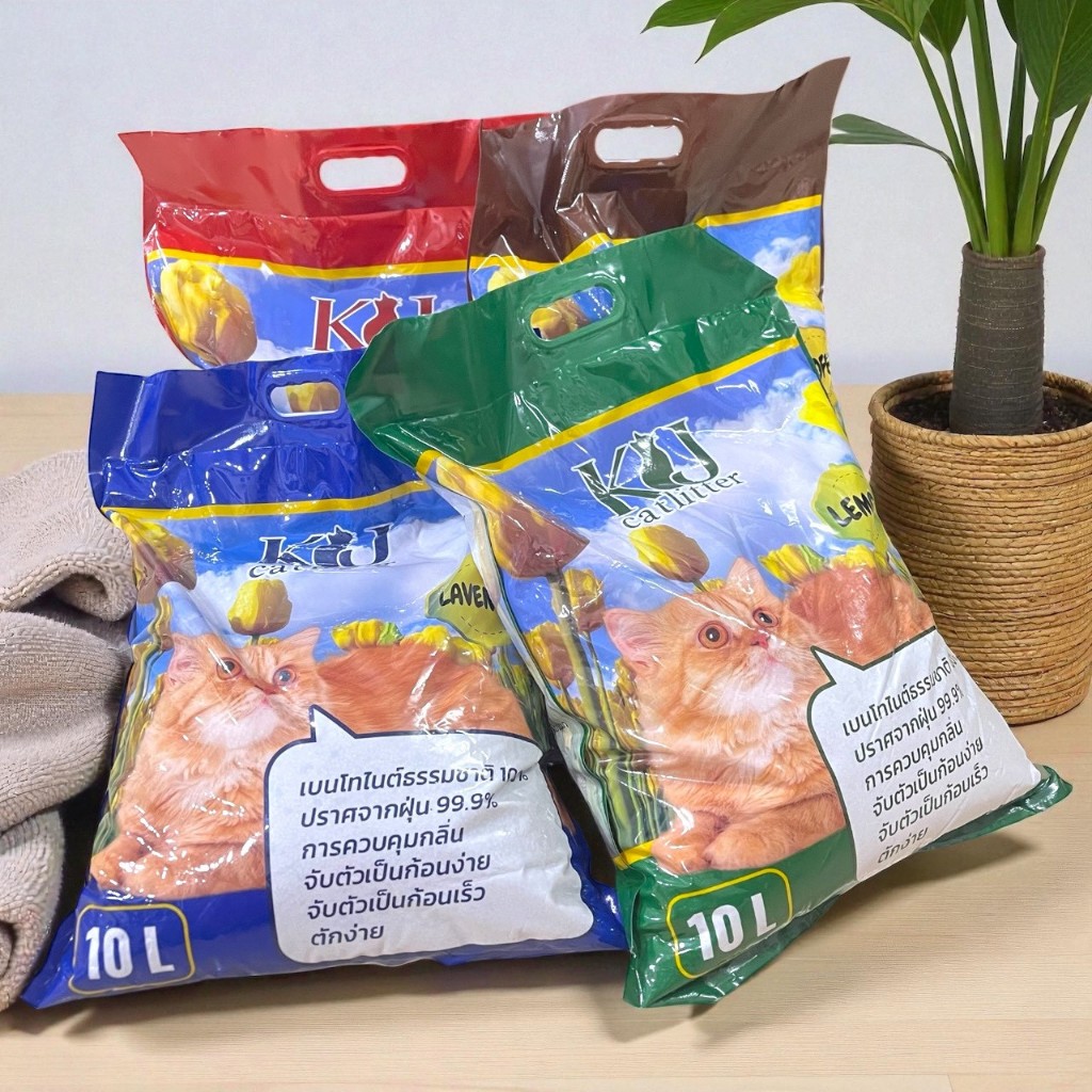 ทรายแมว Cat litter ขนาด10ลิตรหรือ8กิโล มี4กลิ่น ดูดซับไว ทําความสะอาดง่าย ปลอดภัยต่อน้องแมว