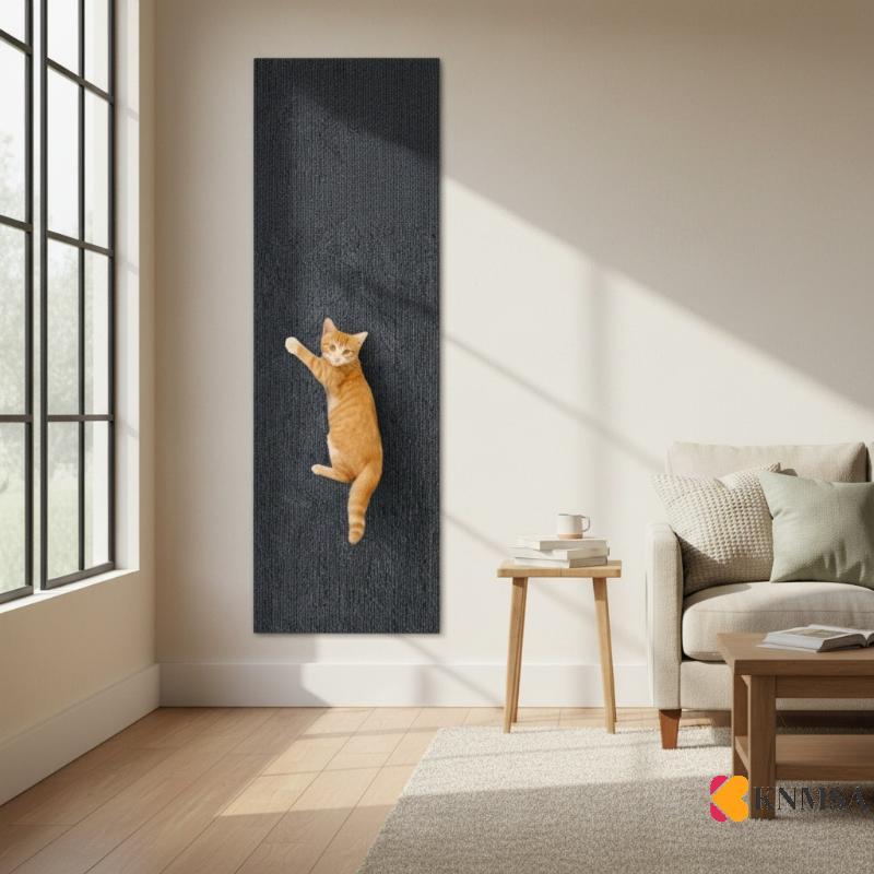 Cat Scratcher เฟอร์นิเจอร์ Fin-Resistant Scratch Pad Board 5 สีทําความสะอาดง่ายสําหรับครัวเรือนที่นอนป้องกันแมวอุปกรณ์สนนคคอ