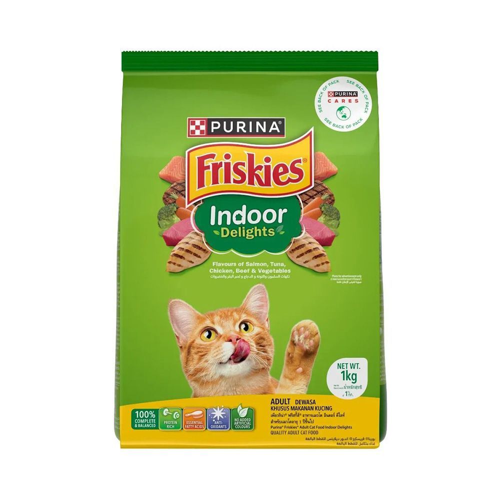 ฟริสกี้ส์ อินดอร์ ดีไลท์ 1 ก.ก. FRISKIES INDOOR DELIGHTS 1 KG