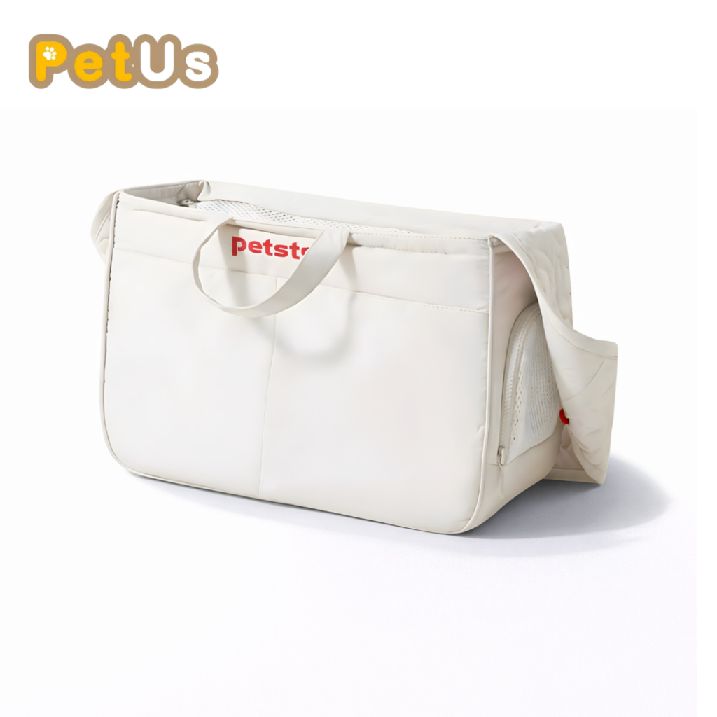 กระเป๋าใส่สัตว์เลี้ยง กระเป๋าสะพายข้าง pet carrier bag น้ําหนักเบา ผ้ากันน้ํา คืนรูปได้ดี