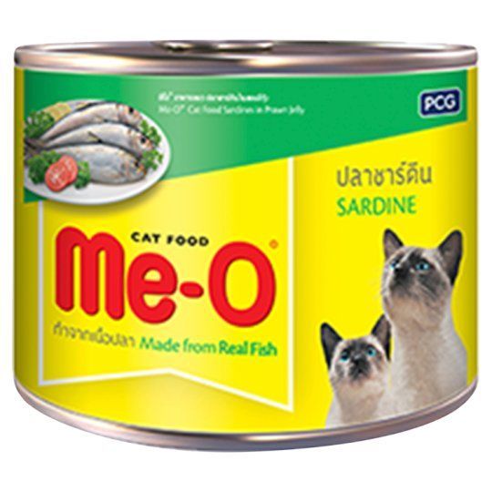 มีโอ อาหารแมวกระป๋อง ปลาซาร์ดีน 170 กรัม MEO CAT FOOD CAN SARDINE 170G