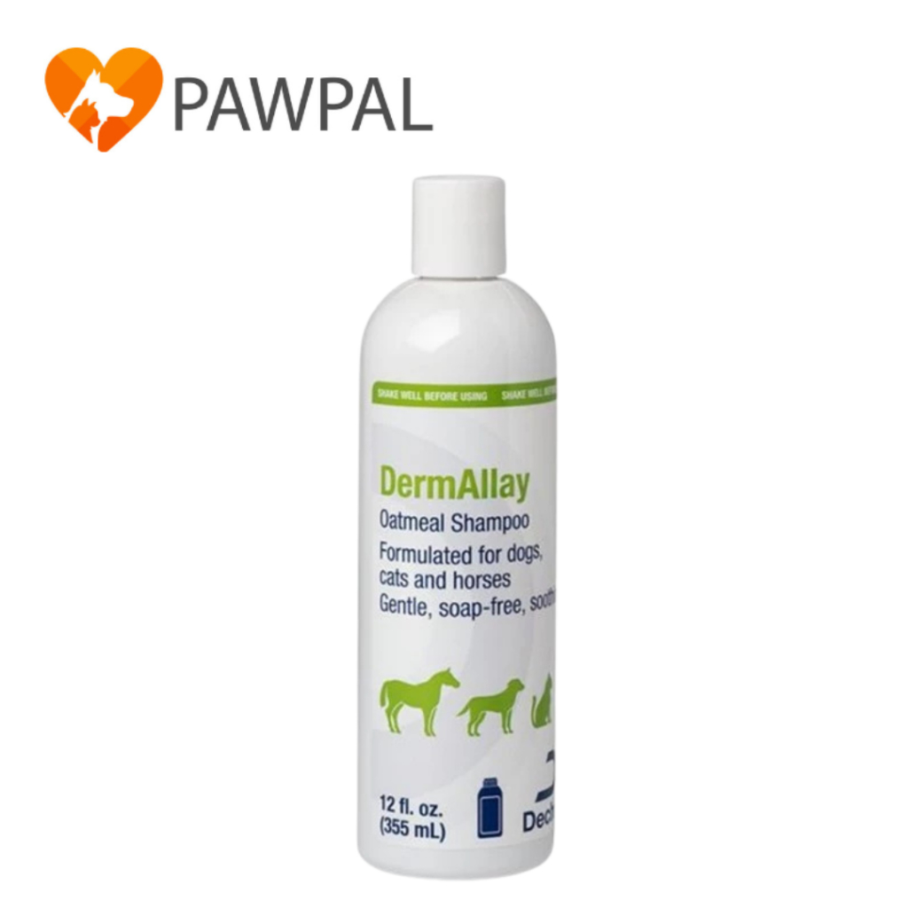 DermAllay Oatmeal Shampoo 355 ml Exp.31/7/2028 เดอร์มาเล่ย์ แชมพู ผิวบอบบาง เกา แพ้ง่าย คัน ภูมิแพ้ผิวหนัง สุนัข แมว