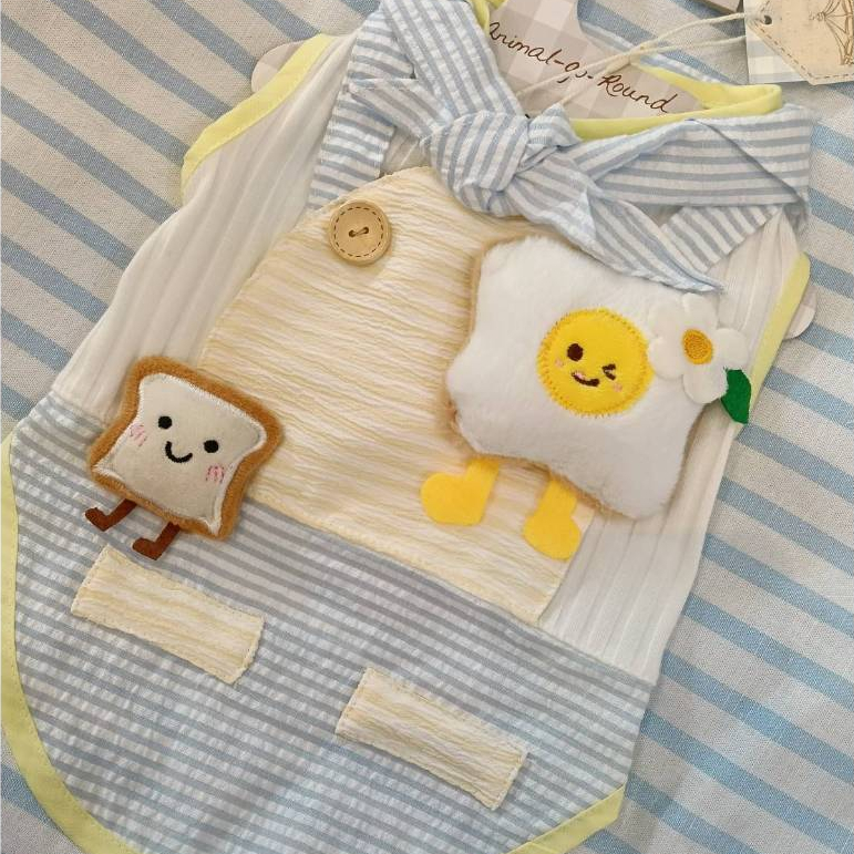 เสื้อผ้าเครื่องแต่งกาย สัตว์เลี้ยง, หมา, แมว, สุนัข รุ่น Morning Munchies - Boy