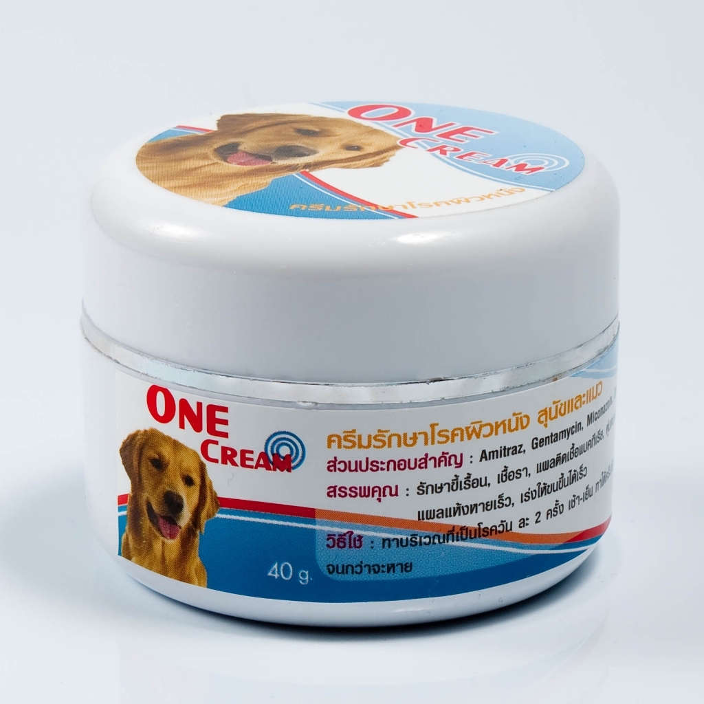 ครีมทาบํารุงผิวหนัง สําหรับสุนัข และแมว One Cream 40g