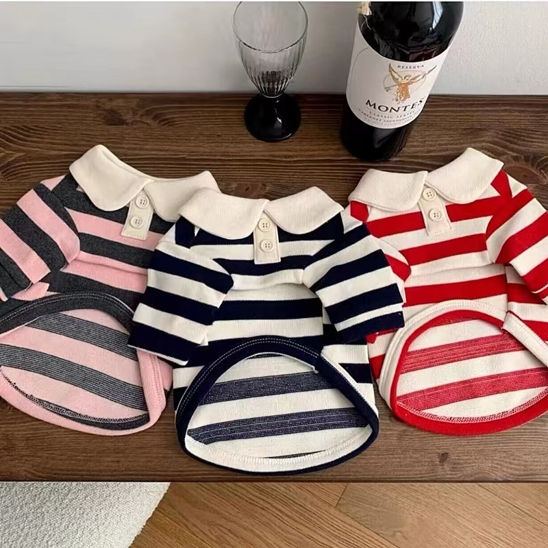 เสื้อโปโลสุนัขเสื้อผ้าลูกสุนัขขนาดเล็ก Shih Tzu Cat Clothes