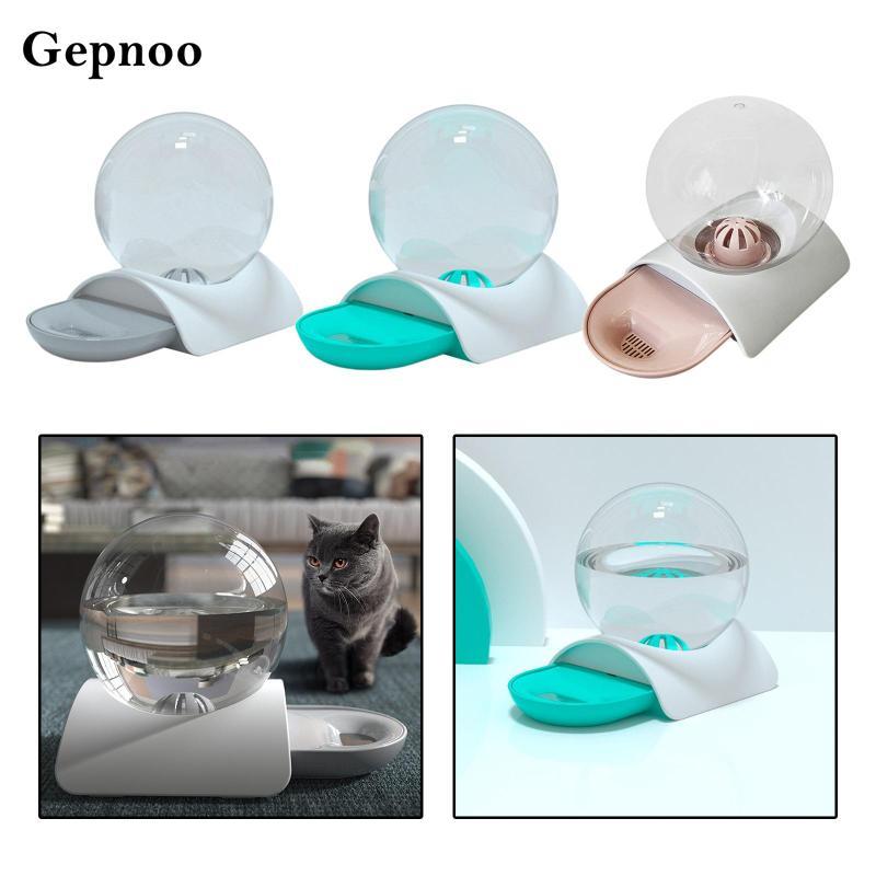 Gepnoo] สัตว์เลี้ยงชามดื่มตู้น้ําอัตโนมัติ Feeder 2.8L โปร่งใสคอนเทนเนอร์อุปกรณ์ที่ถอดออกได้วัสดุ PP เหมาะสําหรับแมวสุนัขตกแต่งบ้าน Gi