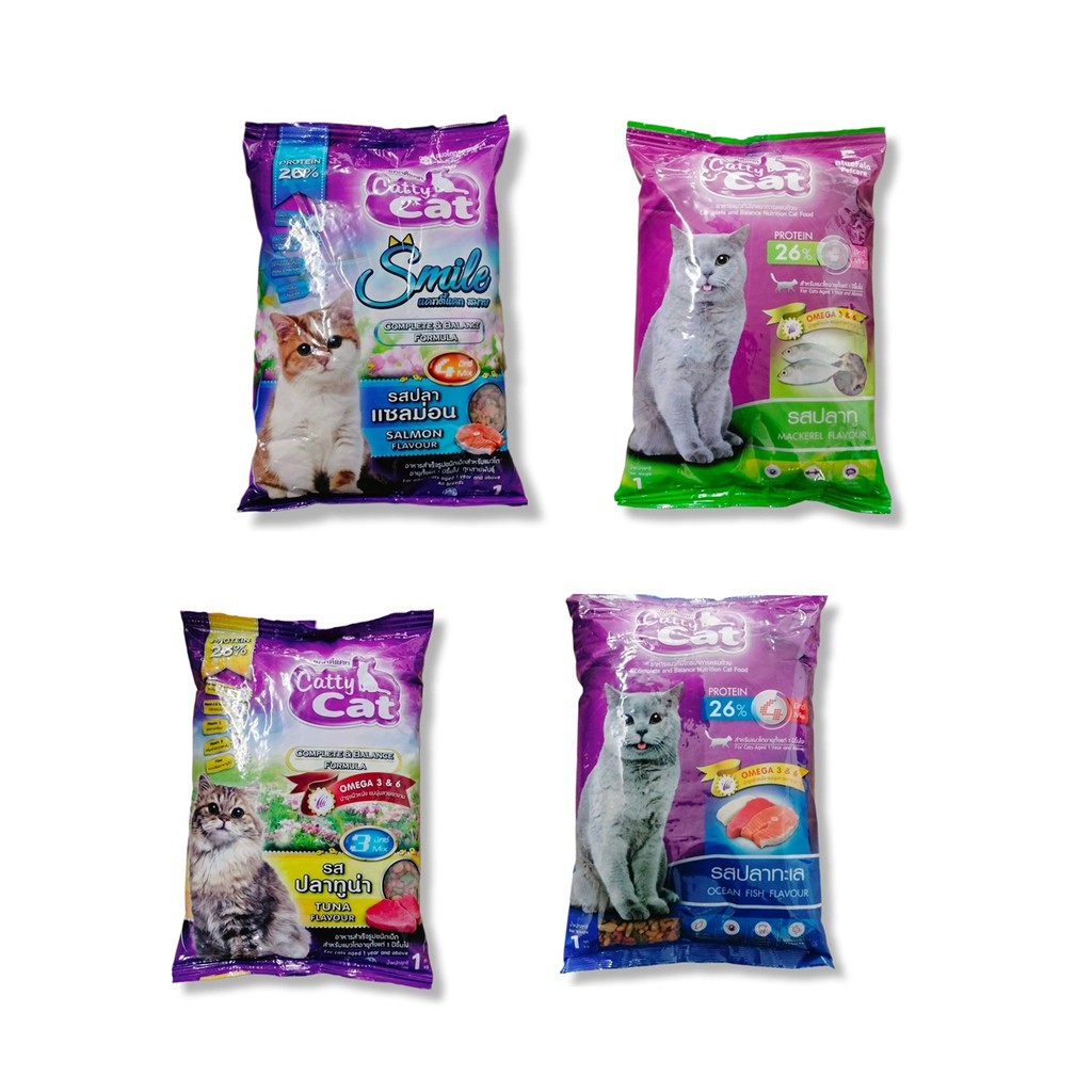 Catty Cat อาหารเม็ด สําหรับแมวทุกสายพันธุ์ 1Kg