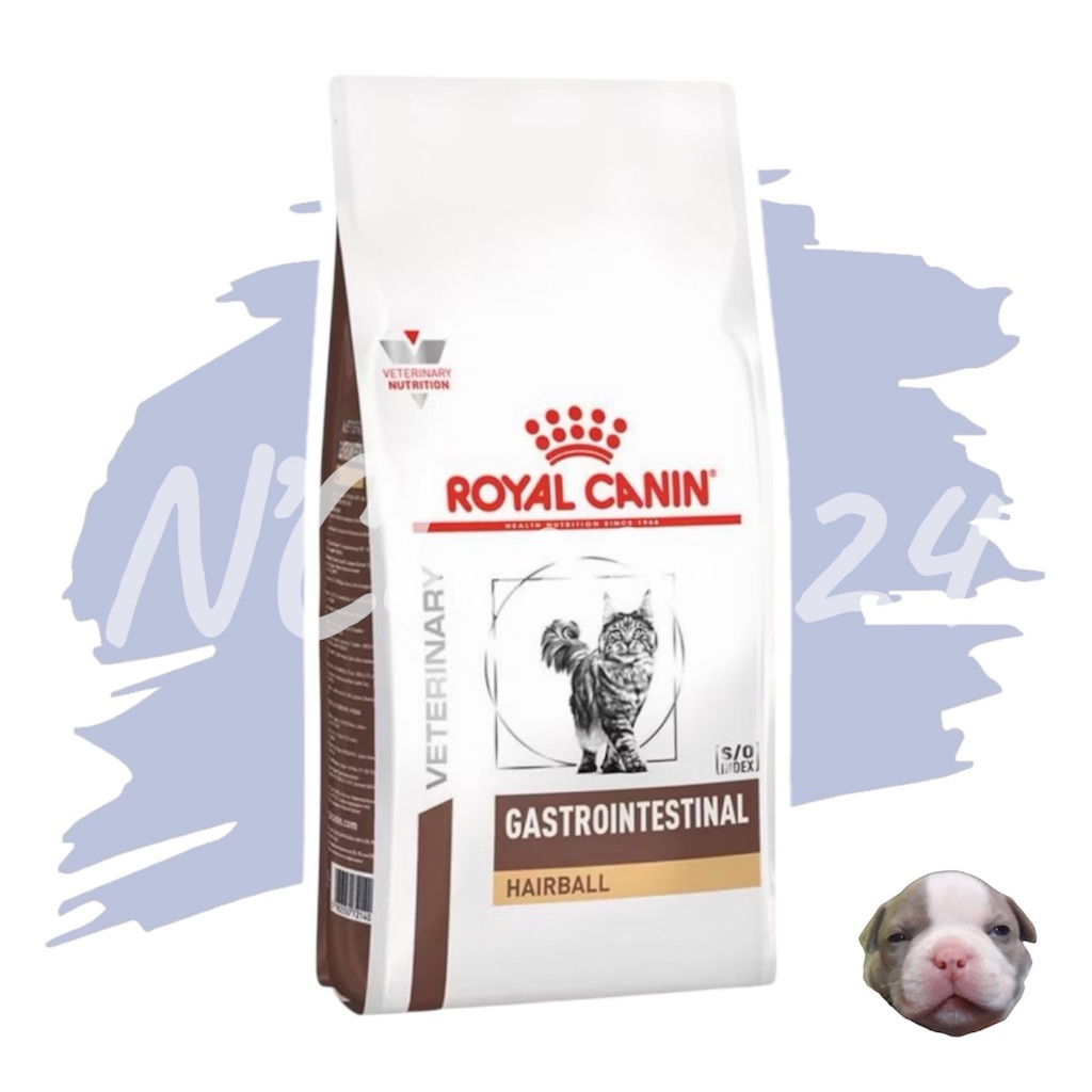 Royal Canin Gastrointestinal Hairball 2 และ 4 kg อาหารแมวโต บํารุงผิวและป้องกันการเกิดก้อนขน