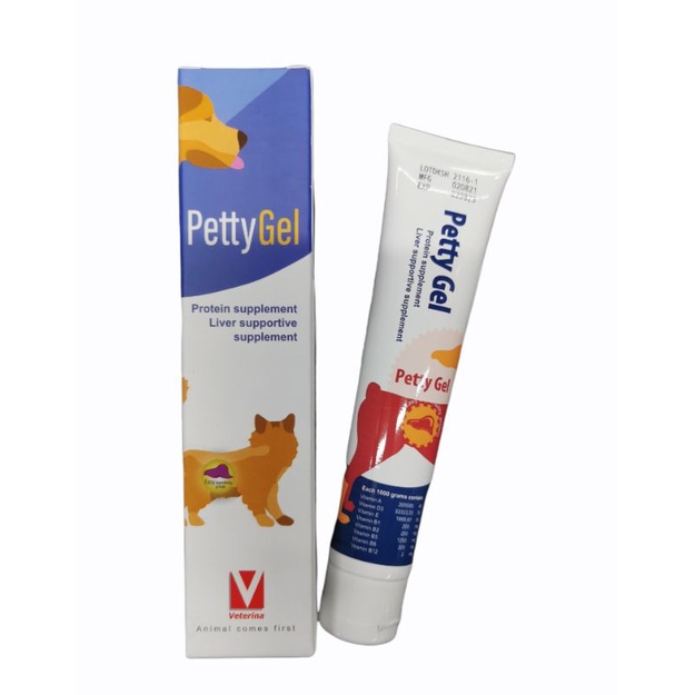Petty Gel 85g.บํารุงตับ สุนัขและแมว