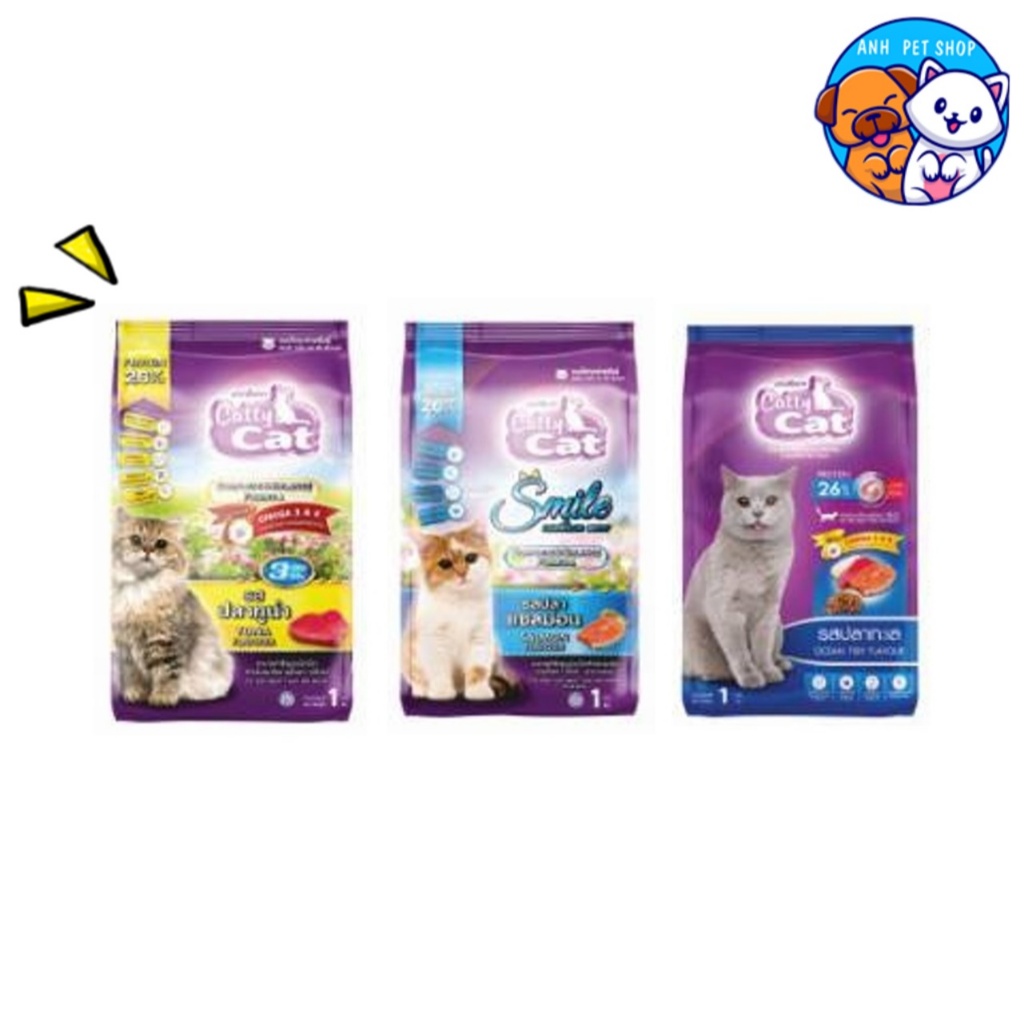 Catty Cat อาหารแมวโต ทุกช่วงวัย 1Kg