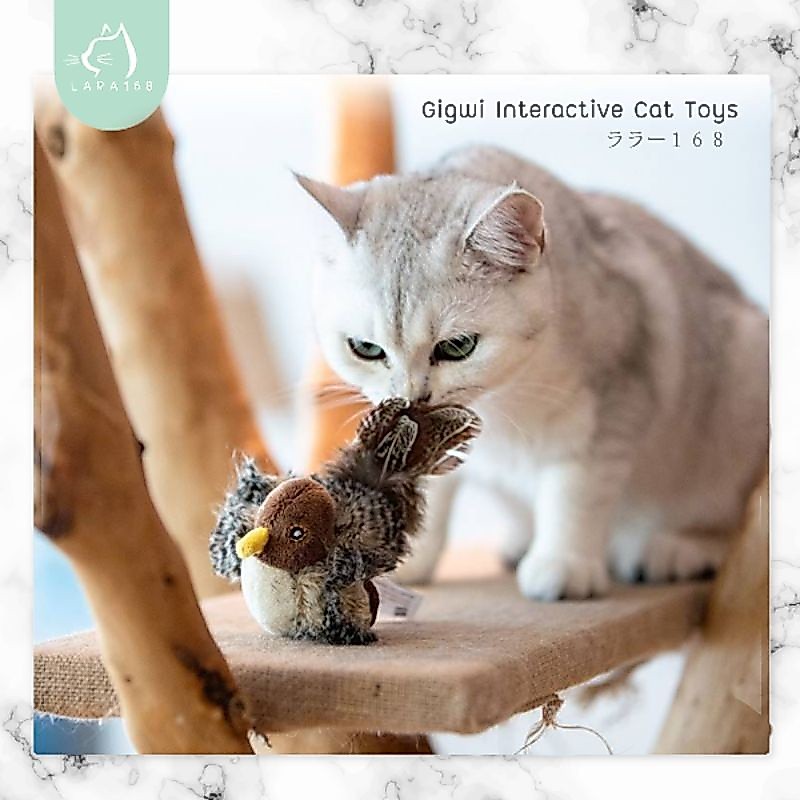 ของเล่นดีเด่นแห่งปี Gigwi ตุ๊กตา มีเสียงเสมือนจริง แมวชอบมาก ( B02 )