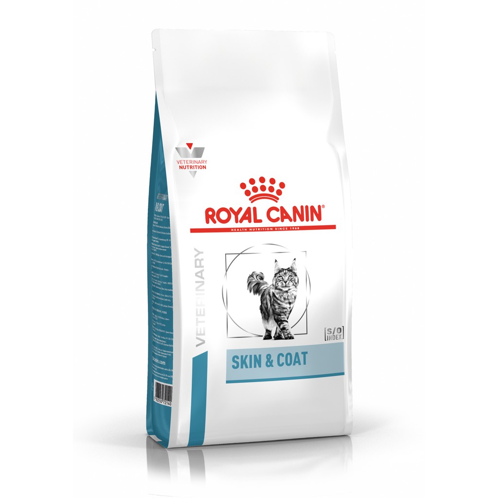 Royal canin อาหารแมว(โรคผิวหนัง ช่วยบํารุงผิวหนังและขน) skin & coat ขนาด 400 g. (exp: 20/04/2027)